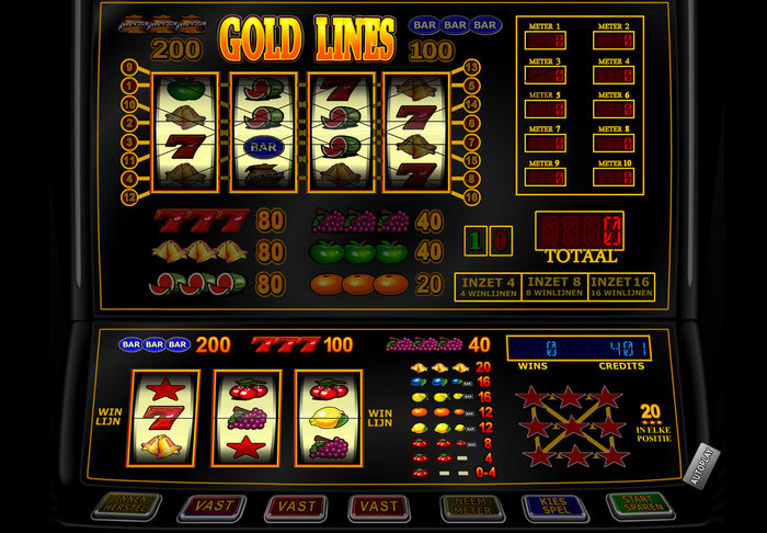 Gold Lines fruitmachine