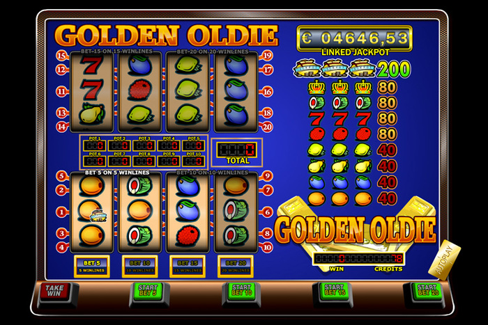 Golden Oldie fruitautomaat